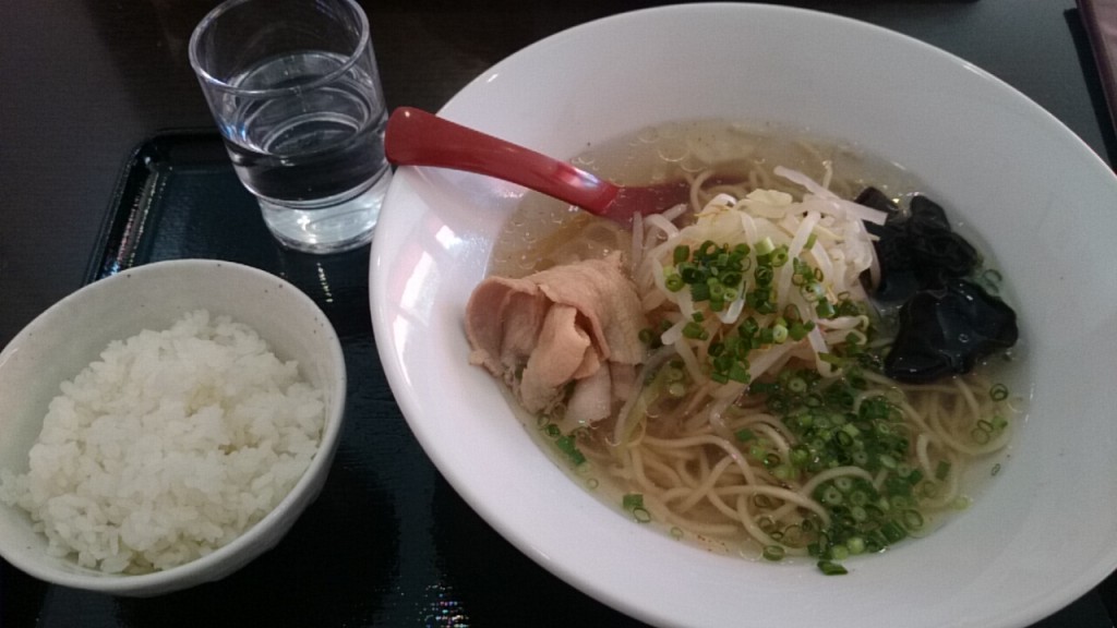 豚塩ラーメン 150g ＋ 小ライス