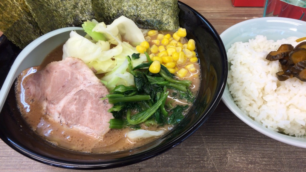 先日につづいて熟成味噌ラーメン＋ライス中 