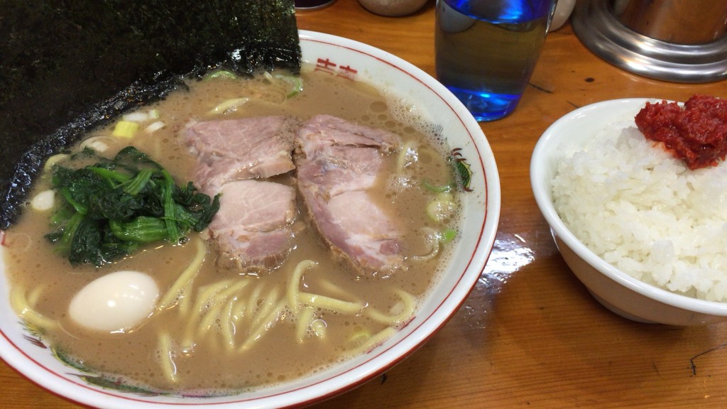 ラーメン並＋小ライス＋海苔増し