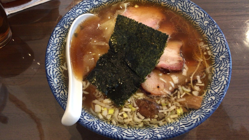 細麺 ちゃーしゅー・わんたんめんハーフ